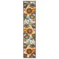 Nourison Aloha 2"3" x 10" Bright Blue, Neutral Ivory, Yellow and Red Indoor/Outdoor Runner, , large