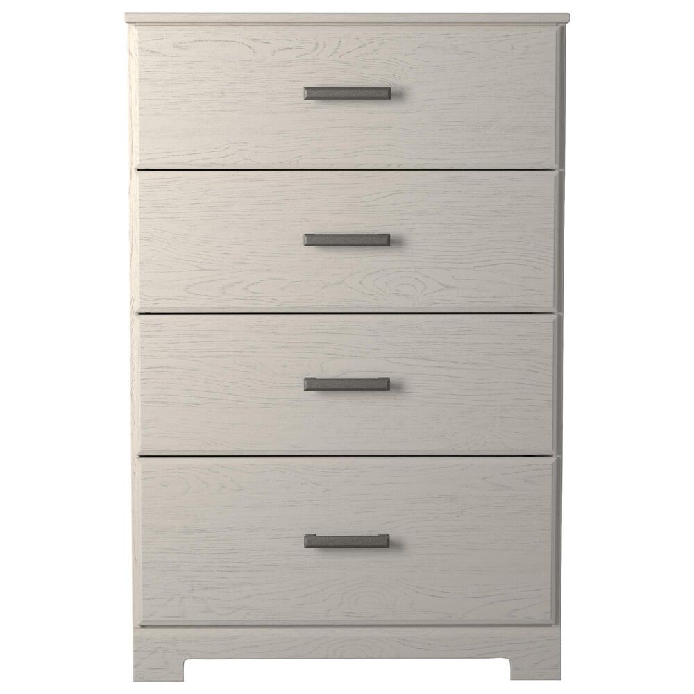 Ashley Stelsie 4 Drawer Chest in White, , large