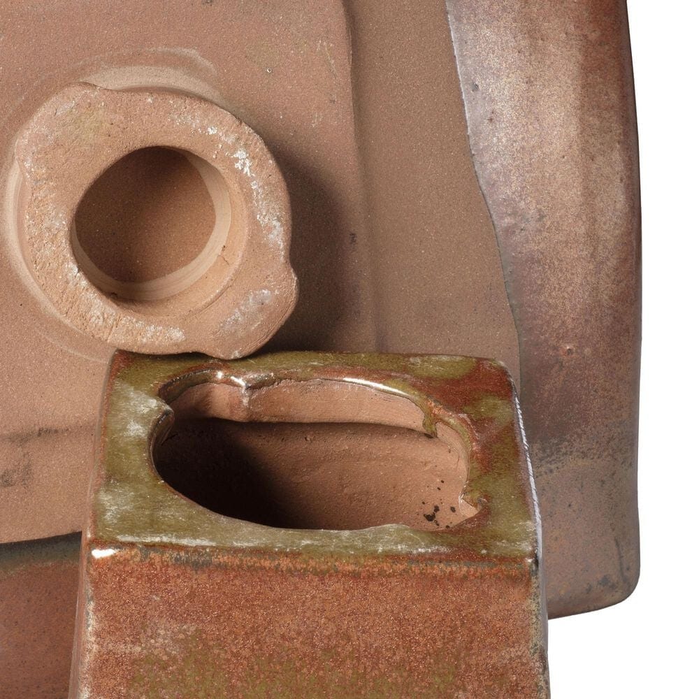 Alfresco Home Zen Patio Bird Bath in Copper, , large