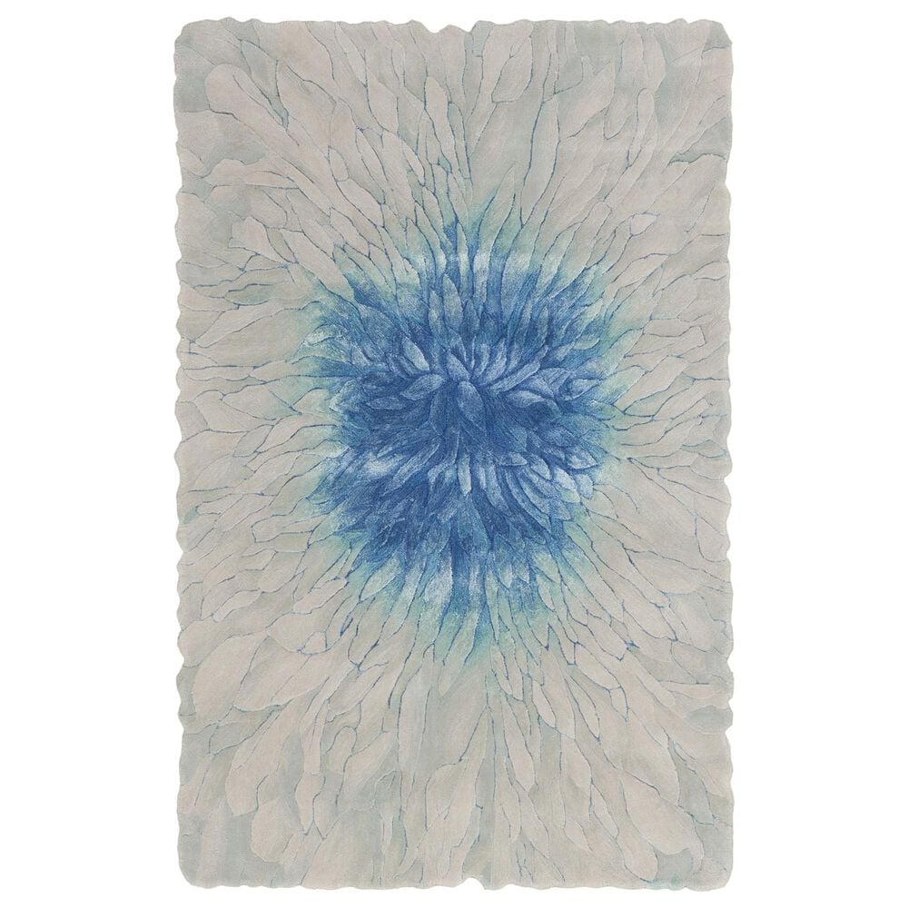 Nourison Prismatic Blue 3"9" x 5"9" Area Rug, , large
