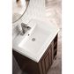 James Martin Vanities Alicante 24" Single Bathroom Vanity in Mid Century Acacia and Brushed Nickel with 5 cm White Glossy Resin Top and Rectangular Sink, , large