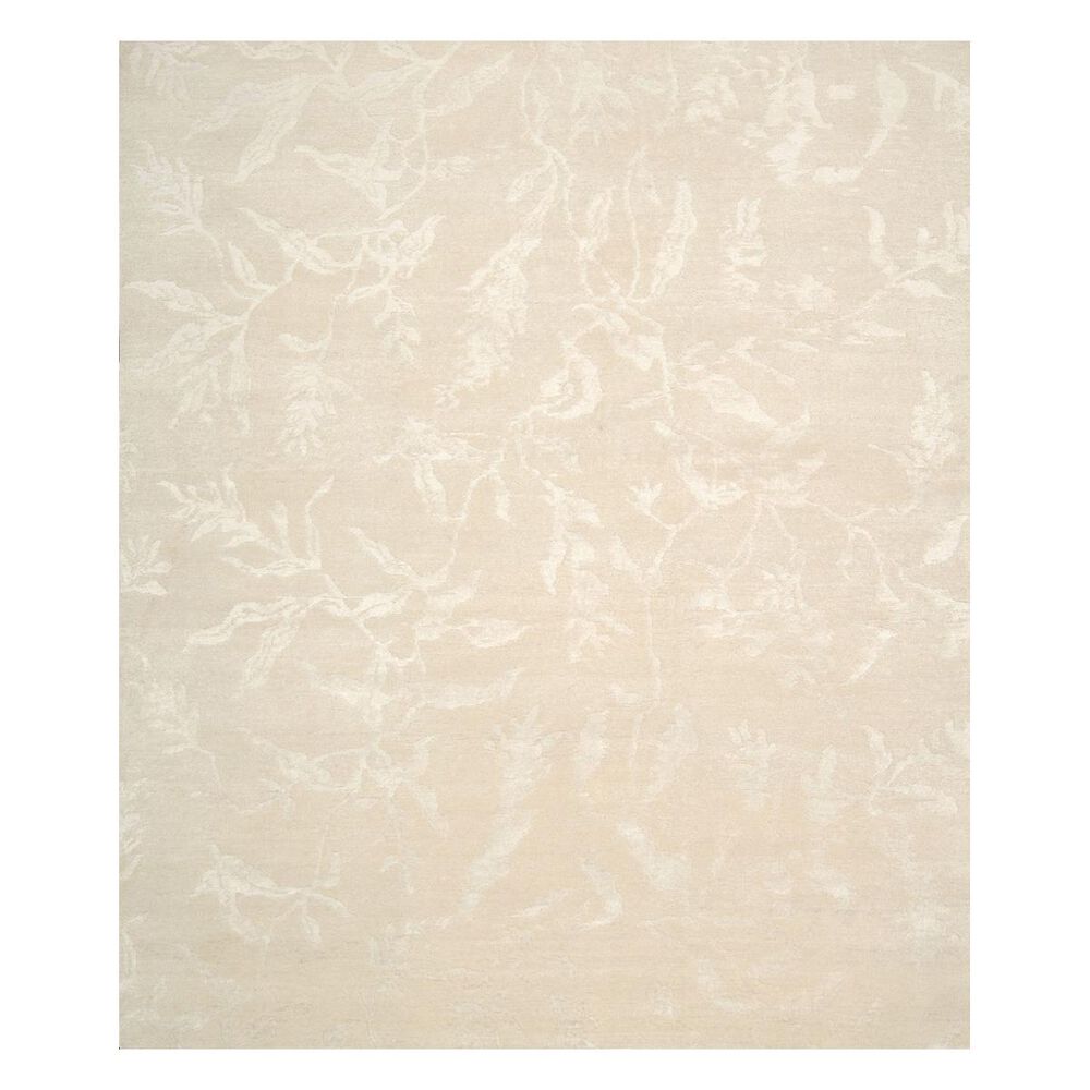 Nourison Silk Shadows SHA01 3'9" x 5'9" Ivory Area Rug, , large