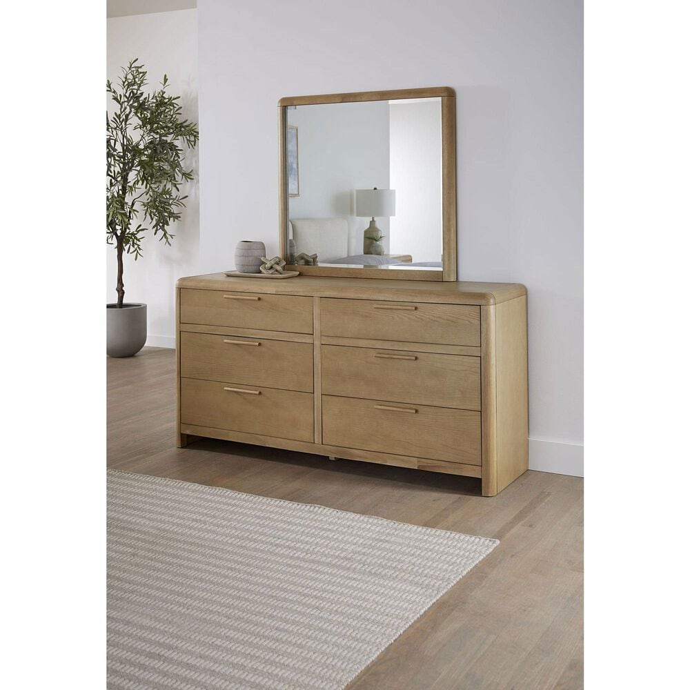 Urban Home Furano Dresser Mirror in Ginger, , large