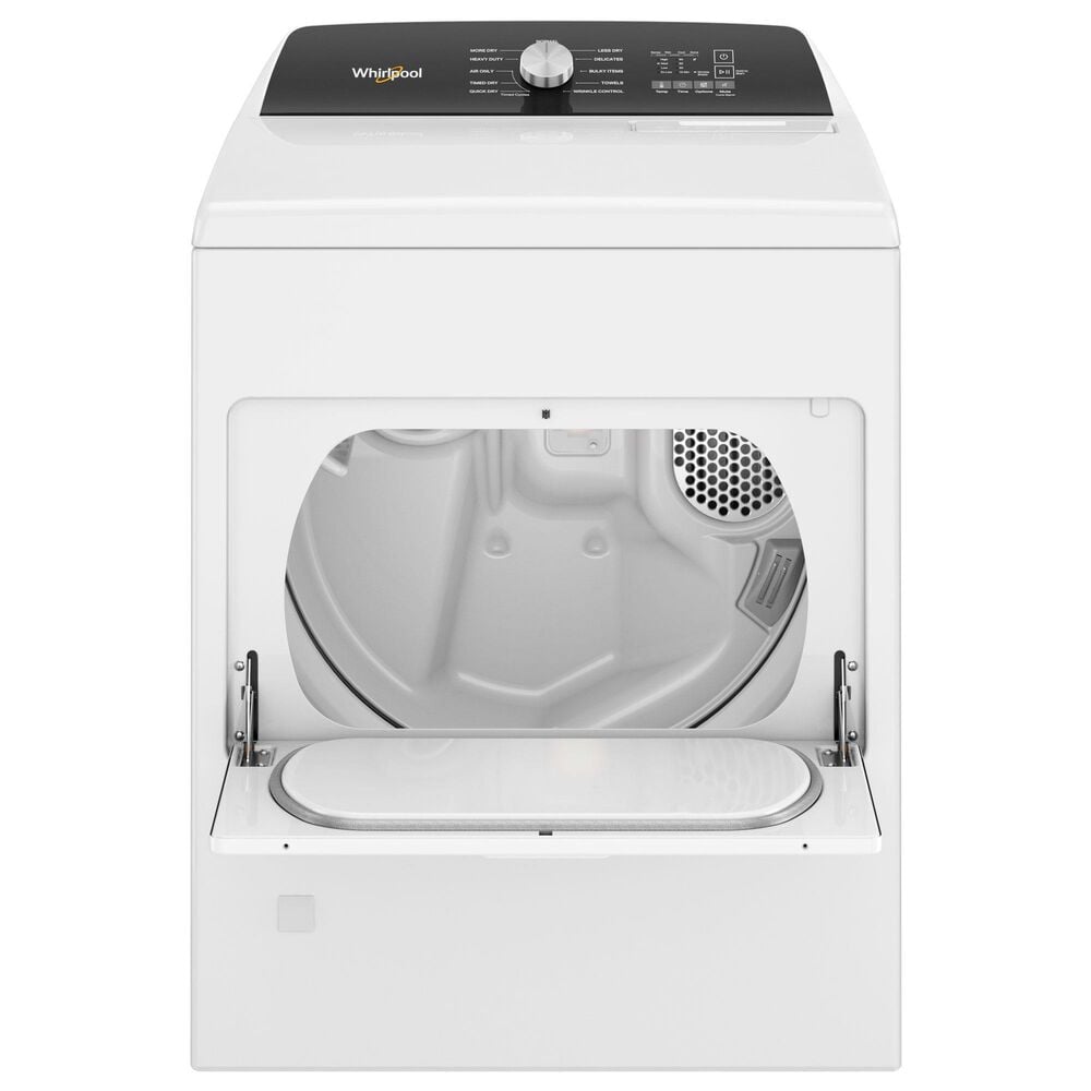 Whirlpool 4.6 Cu. Ft. Top Load Impeller Washer and 7 Cu. Ft. Gas Dryer Laundry Pair in White, , large