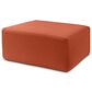 Jaxx Fairlie Boucle Fabric Ottoman in Terra Cotta, , large