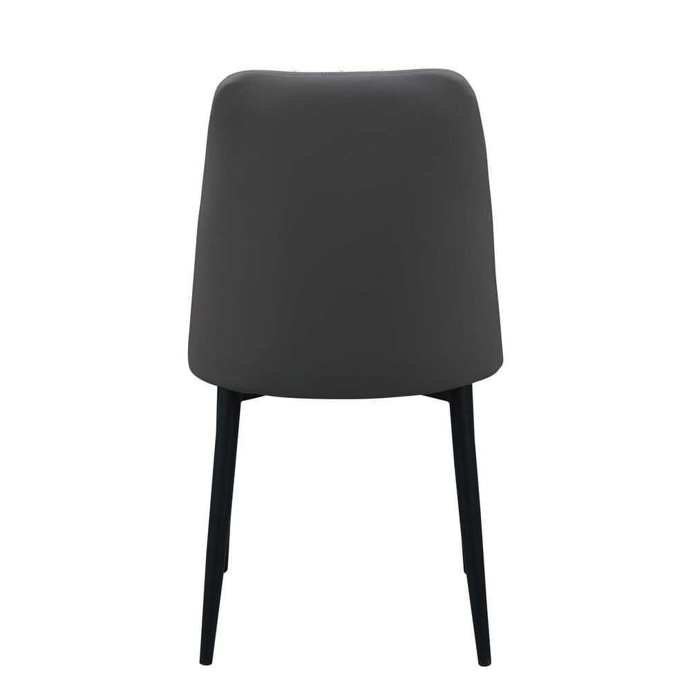 Monroe Judith Dining Table and Chairs in Marbleized Matte Gray, , large