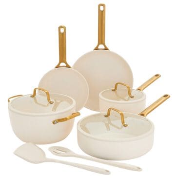 Green Pan Reserve Pro 10-Piece Nonstick Cookware Set in Cream and Gold, , large