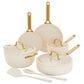 Green Pan Reserve Pro 10-Piece Nonstick Cookware Set in Cream and Gold, , large