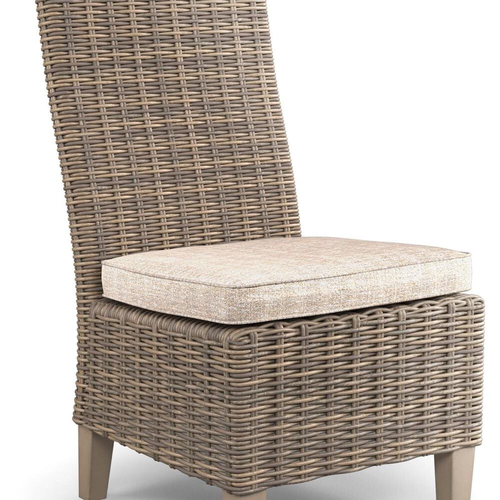 Ashley Beachcroft Chair with Brown Seat in Beige &#40;Set of 2&#41;, , large