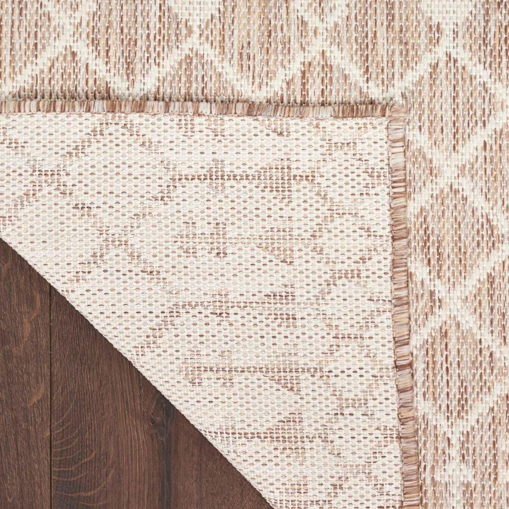 Nourison Positano Southwestern Beige 5&#39; x 7&#39; Indoor/Outdoor Area Rug, , large