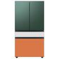 Samsung Bespoke 23 Cu. Ft. Counter Depth French Door 4-Door Refrigerator with Beverage Center - Panels Sold Separately, , large