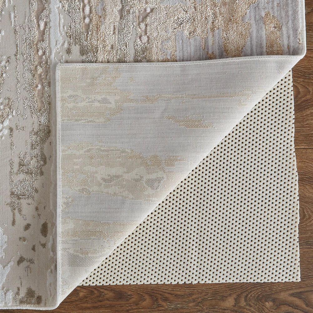 Feizy Laina 39G5F 3&#39; x 5&#39; Beige and Gray Area Rug, , large