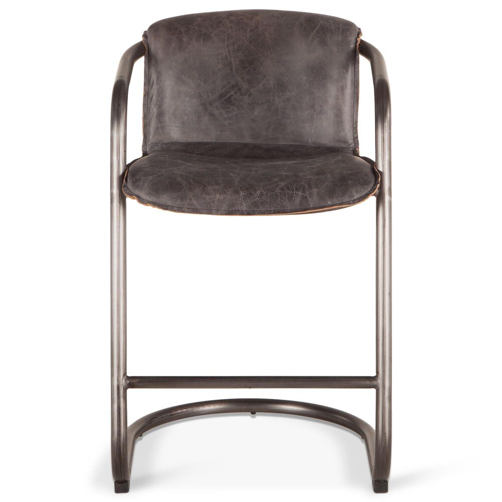Home Trends &amp; Design Portofino 22" Counter Chair in Antique Zinc, , large