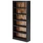 Ashley Wildenauer 3-Piece L-Shape Desk with Bookcase Set in Brown and Black, , large