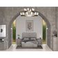 Vantage Vault 4 Piece King Bedroom Set in Mink Gray, , large