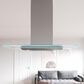 Zephyr 36" Verona Color Changing Island Mount Range Hood in Stainless Steel, , large