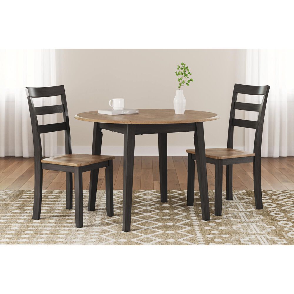 Ashley Gesthaven Dining Chair Set of 2 in Natural and Brown, , large