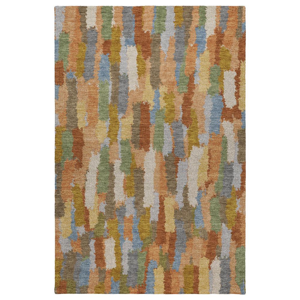 Dalyn Rug Company Kenner Abstract Copper 10" x 14" Area Rug, , large