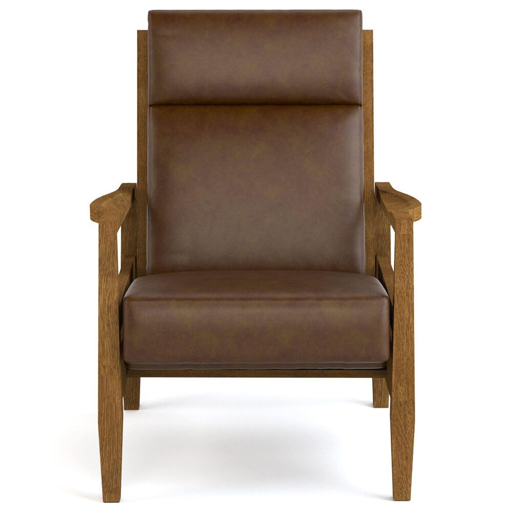 Stickley Furniture Surrey Hills Push Back Recliner in Morganton Cola, , large