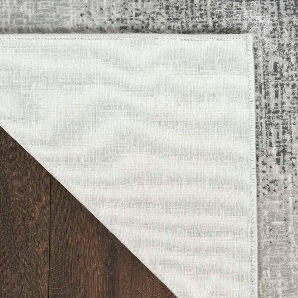 Nourison Grand Street Light Grey 2&#39;2&quot; x 10&#39; Runner, , large