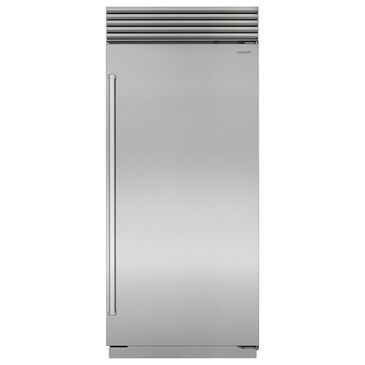Sub Zero 22.8 Cu. Ft. Classic Right Hinge Built-In Refrigerator with Internal Water Dispenser and Tubular Handle in Stainless Steel, , large