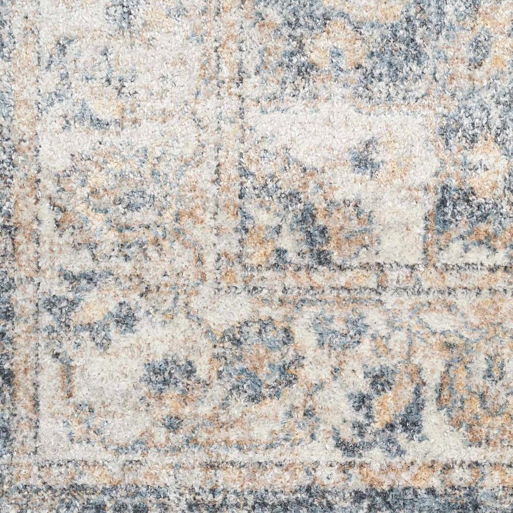 Nourison Astra Machine Washable 4&#39; x 6&#39; Grey and Blue Area Rug, , large