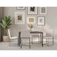 Lumisource Fuji Dining Chair with Beige Cushion in Black (Set of 2), , large