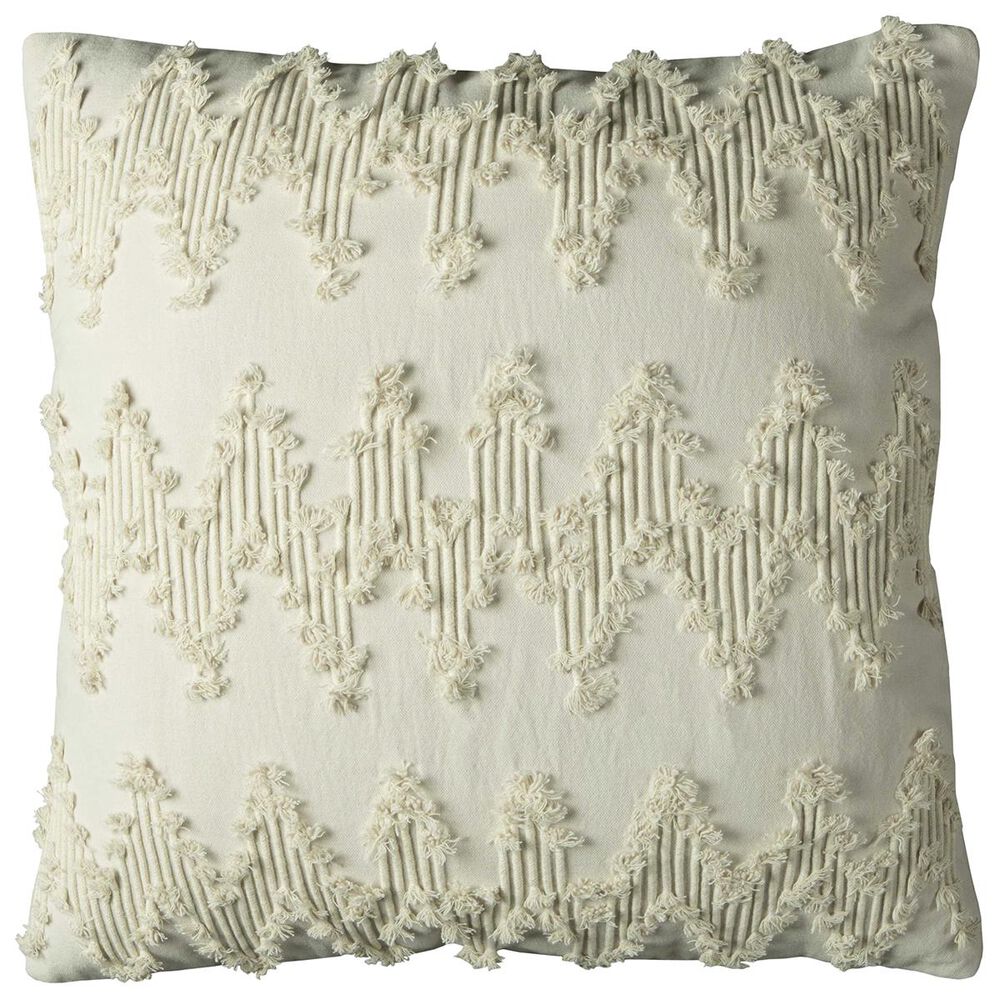 Rizzy Home 20" x 20" Pillow Cover in Off-White, , large