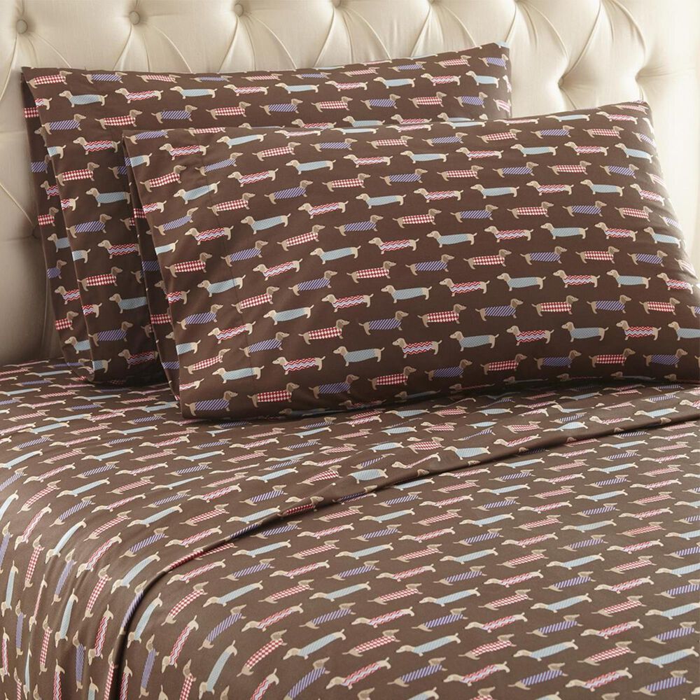 Shavel Home Products Micro Flannel King Best In Show Sheet Set, , large