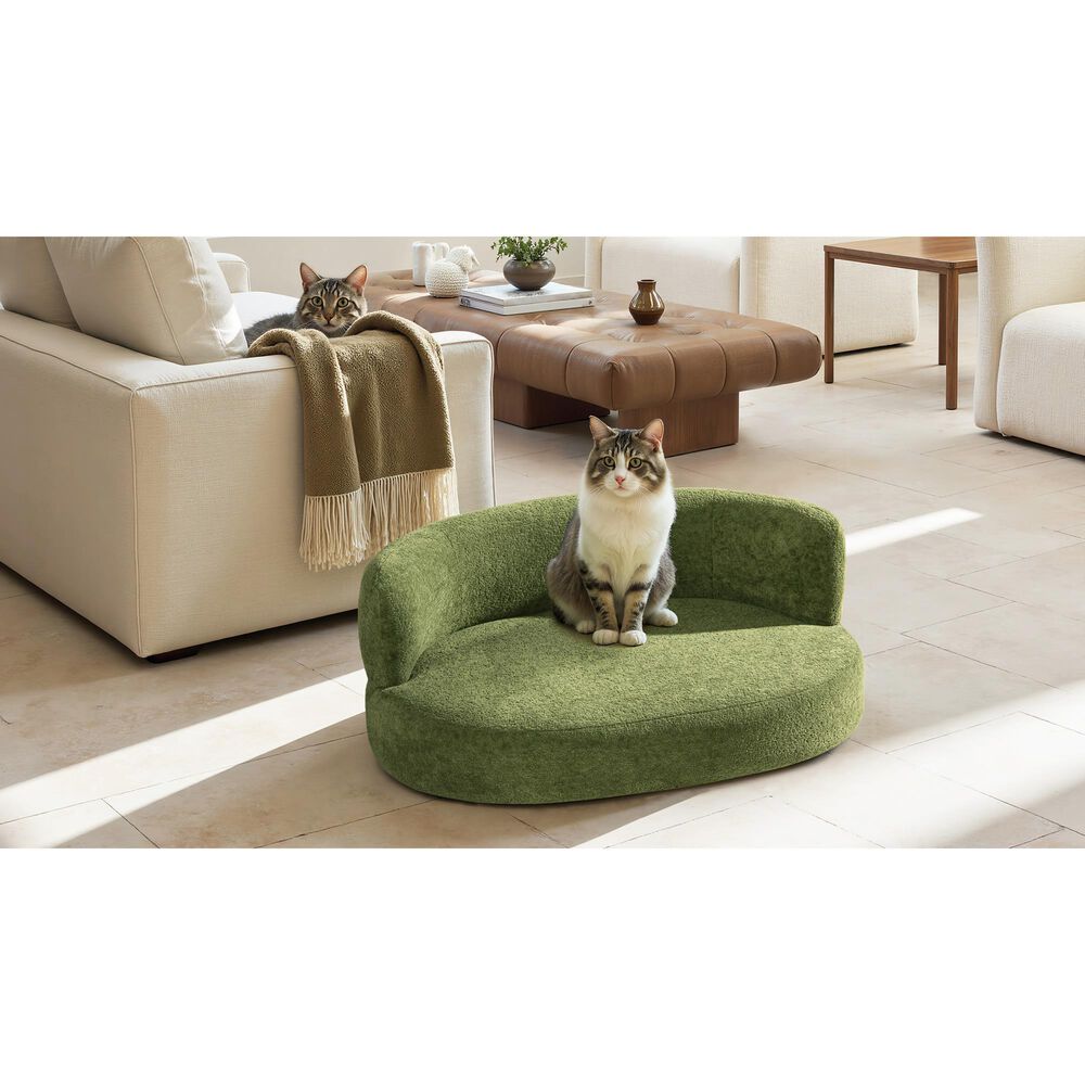 Jennifer Taylor Home Shep Dog Sofa Bed in Moss Green, , large