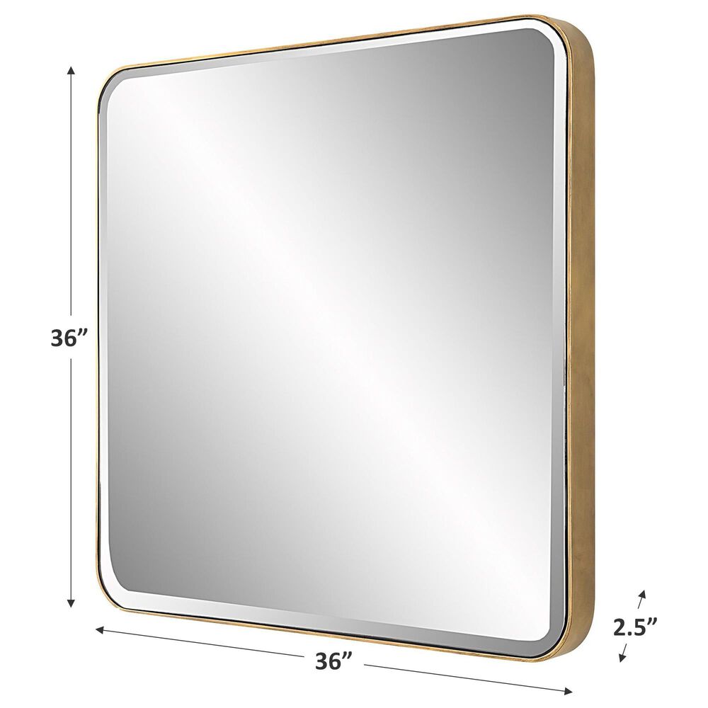 Uttermost Hampshire Mirror in Antique Gold, , large