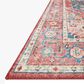 Loloi II Skye SKY-05 9" x 12" Brick and Ocean Area Rug, , large