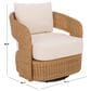 Safavieh Leanna Swivel Chair in White, , large