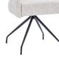 Impressions Vanity Miranda Vanity Chair with Cream Cushion in Black, , large