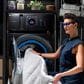 GE Profile 4.8 Cu. Ft. Ultra Fast Combo Washer/Dryer with Heat Pump In Slate, , large