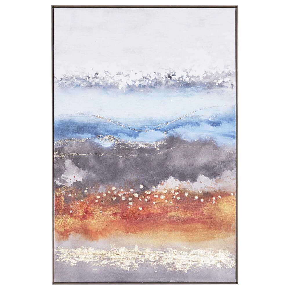 Maple and Jade Contemporary Ceramic Wall Art, , large