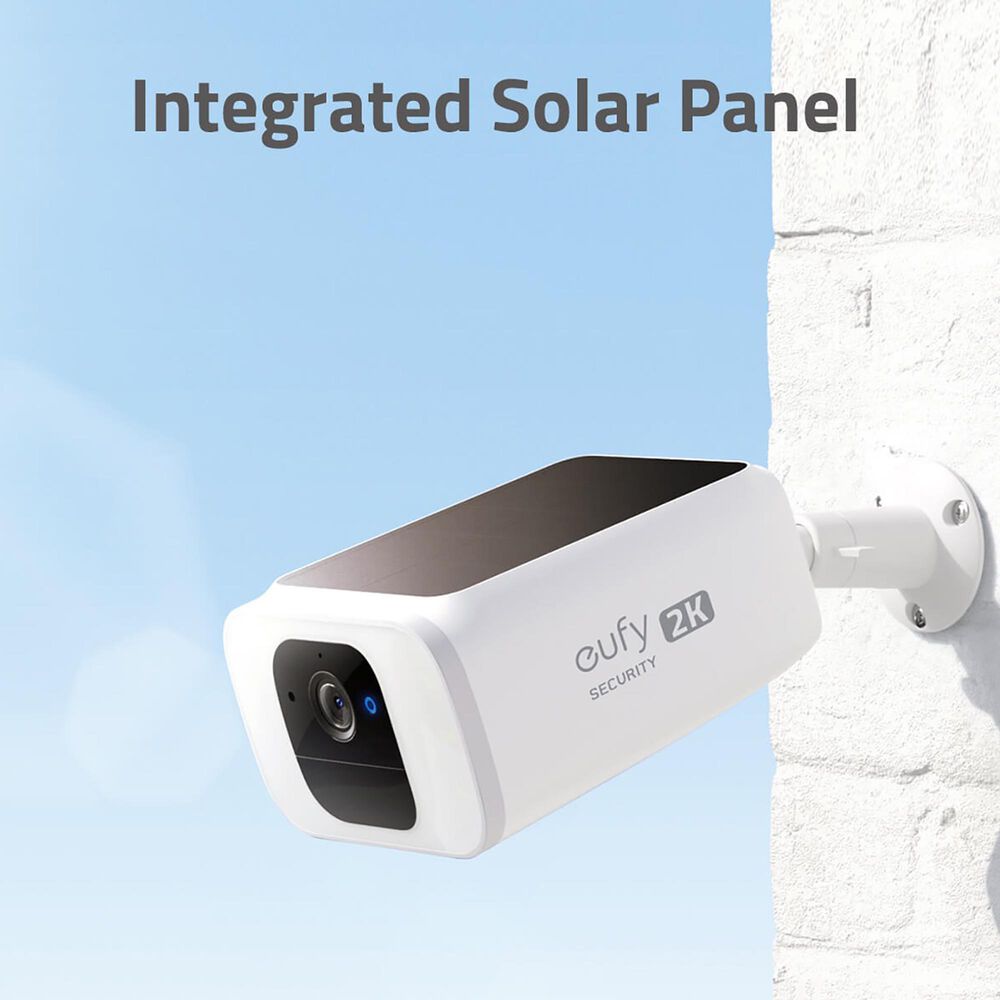 eufy SoloCam S40 2K HD Outdoor Wireless Spotlight Security Camera in White, , large