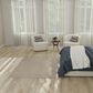 Nourison Courtyard Ivory and Silver 4" x 6" Indoor/Outdoor Area Rug, , large
