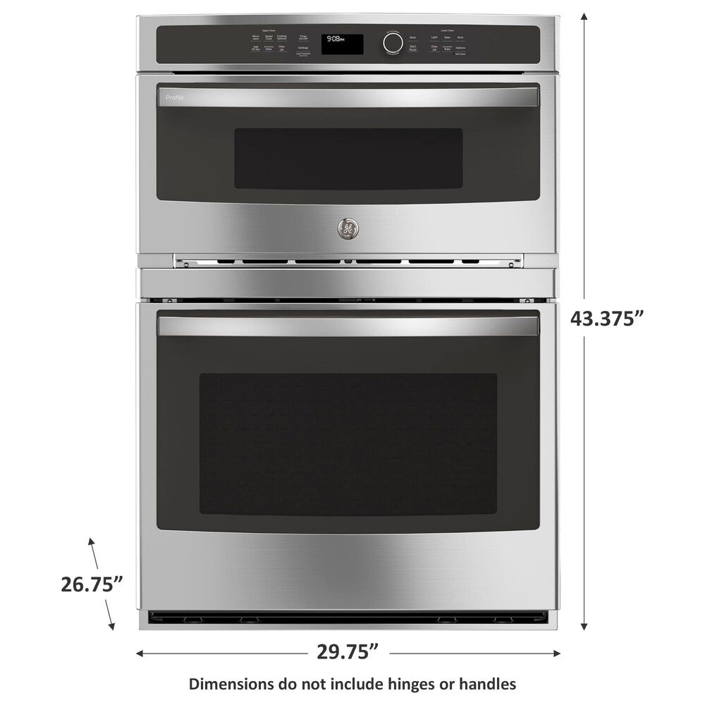 GE Profile 30&quot; Combination Double Wall Oven with Convection and Advantium Technology, , large