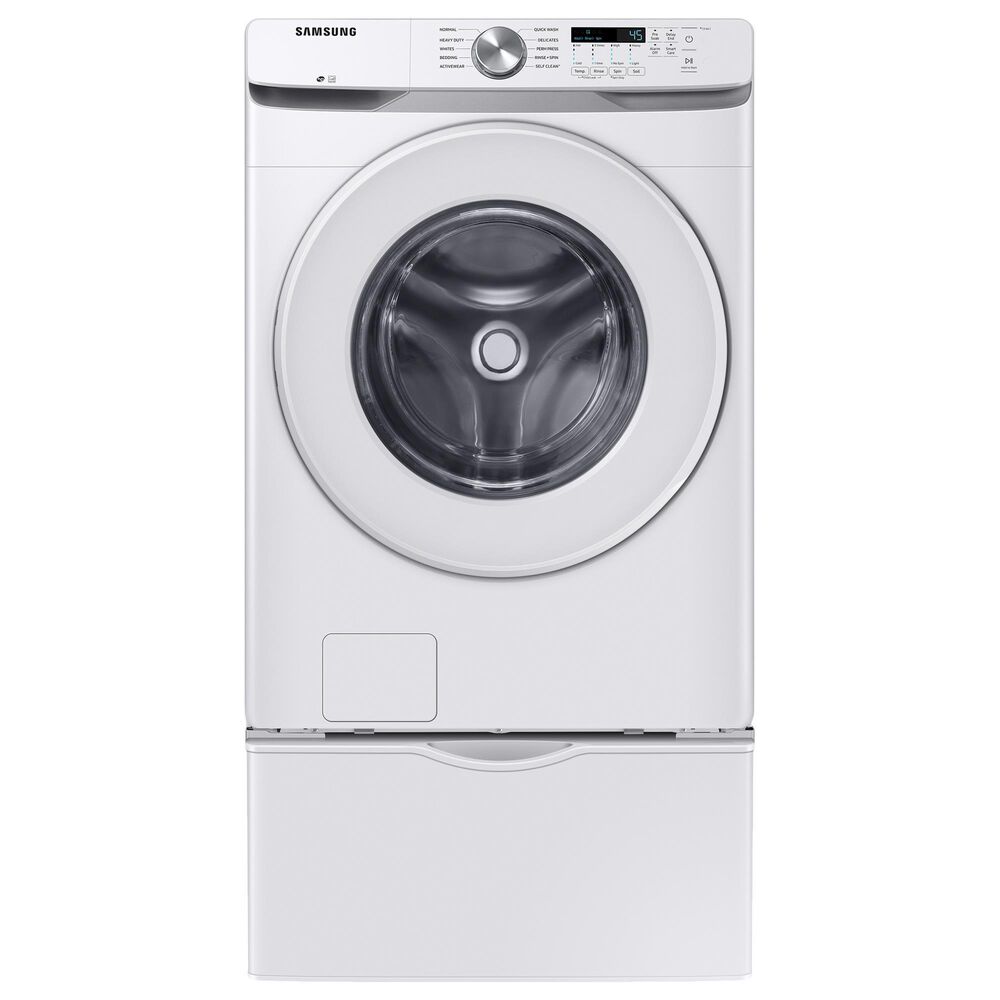 Samsung 4.5 Cu. Ft. Front Load Washer with Shallow Depth in White