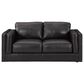 Ashley Amiata 3-Piece Stationary Living Room Set in Onyx, , large
