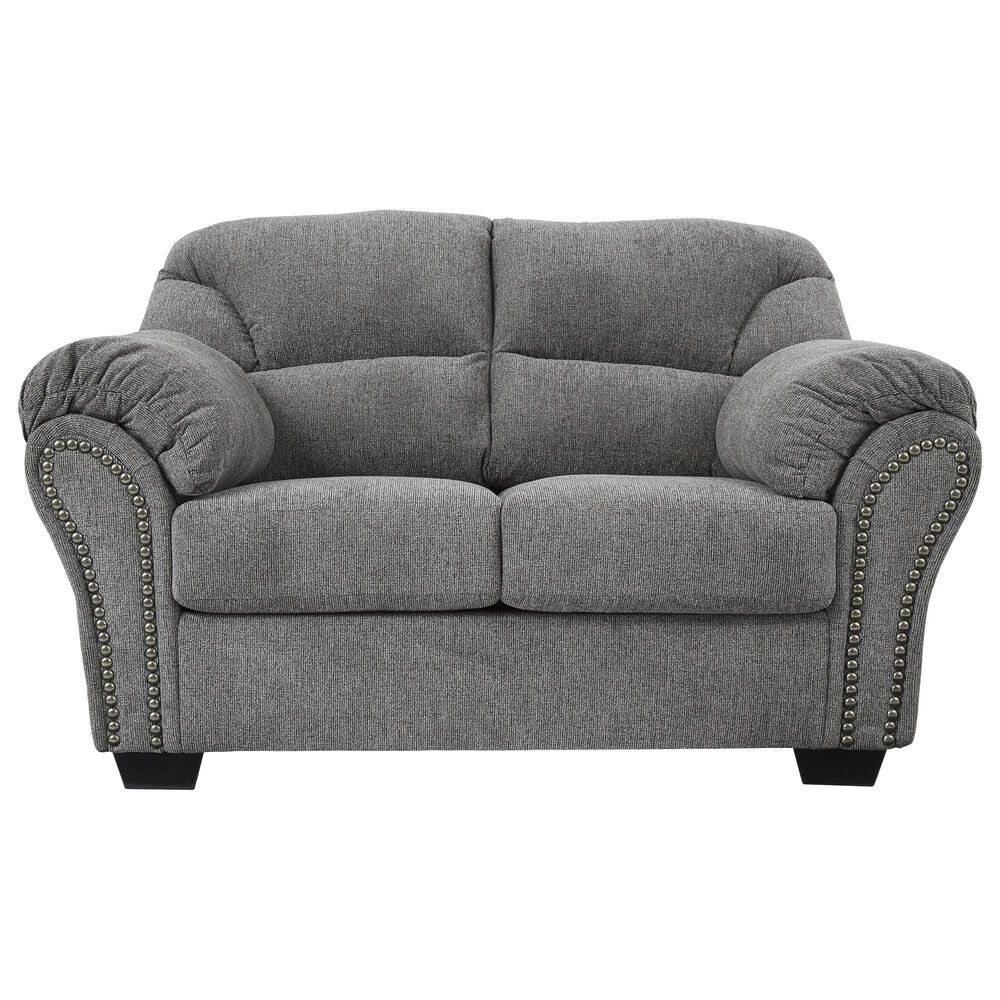Ashley Allmaxx Loveseat in Pewter, , large