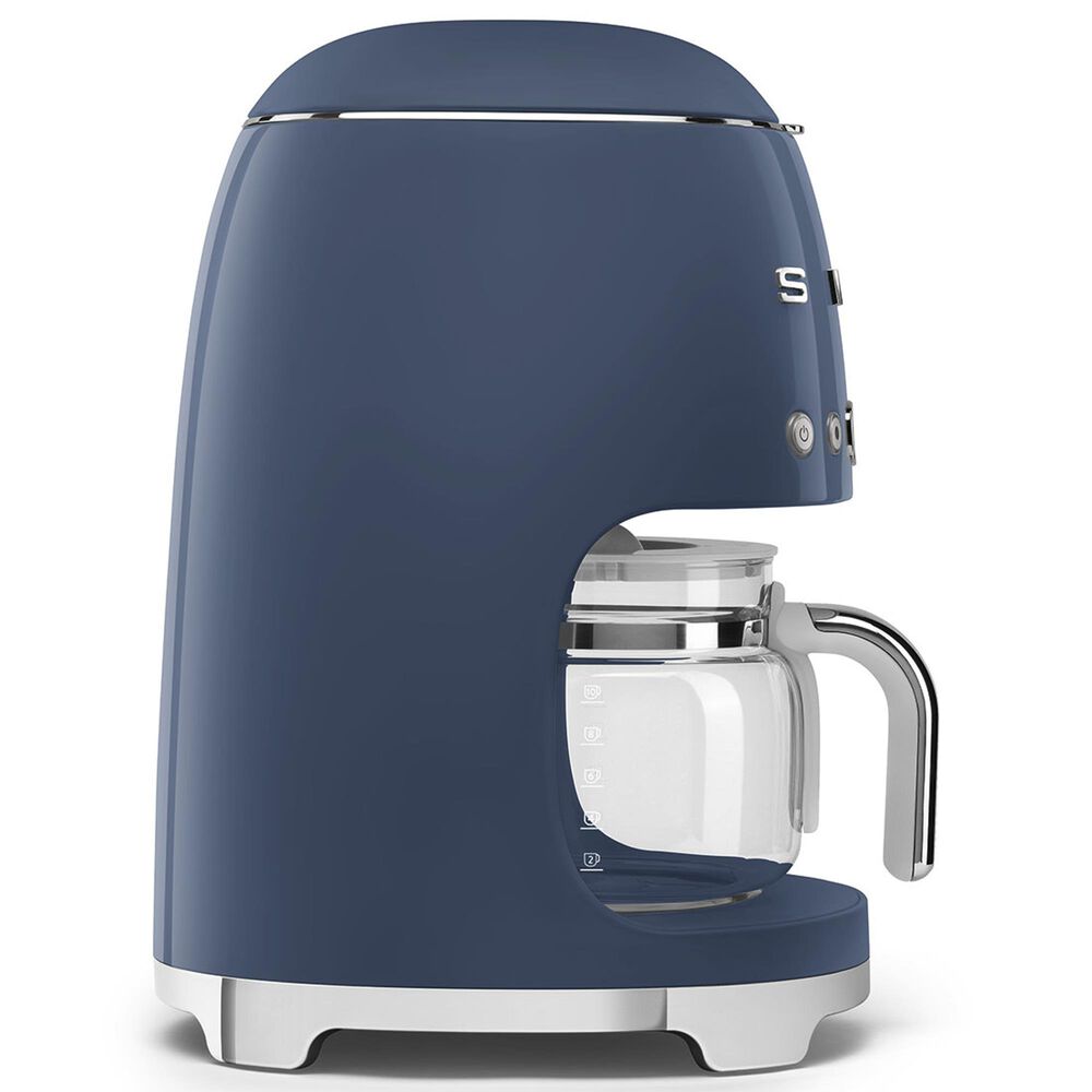 SMEG 47 Oz Drip Filter Coffee Machine in Navy Blue, , large