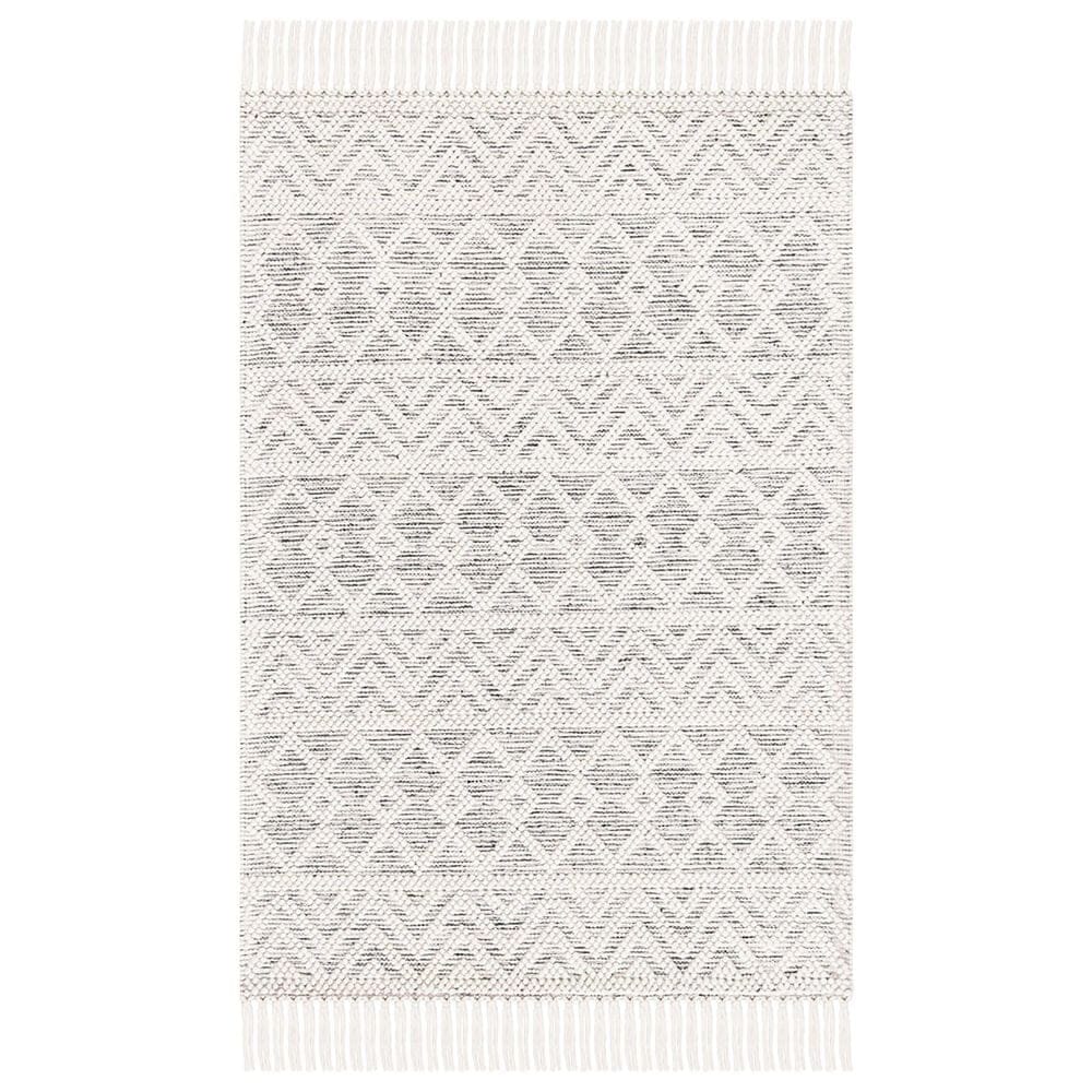 Safavieh Natura NAT353A 4" x 6" Ivory and Black Area Rug, , large