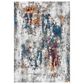 RIZZY Signature 10" x 13" Ivory, Beige and Blue Area Rug, , large