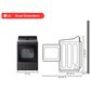 LG 5 Cu. Ft. Smart Top Load Washer and 7.3 Cu. Ft. Electric Dryer Laundry Pair in Platinum Black, , large