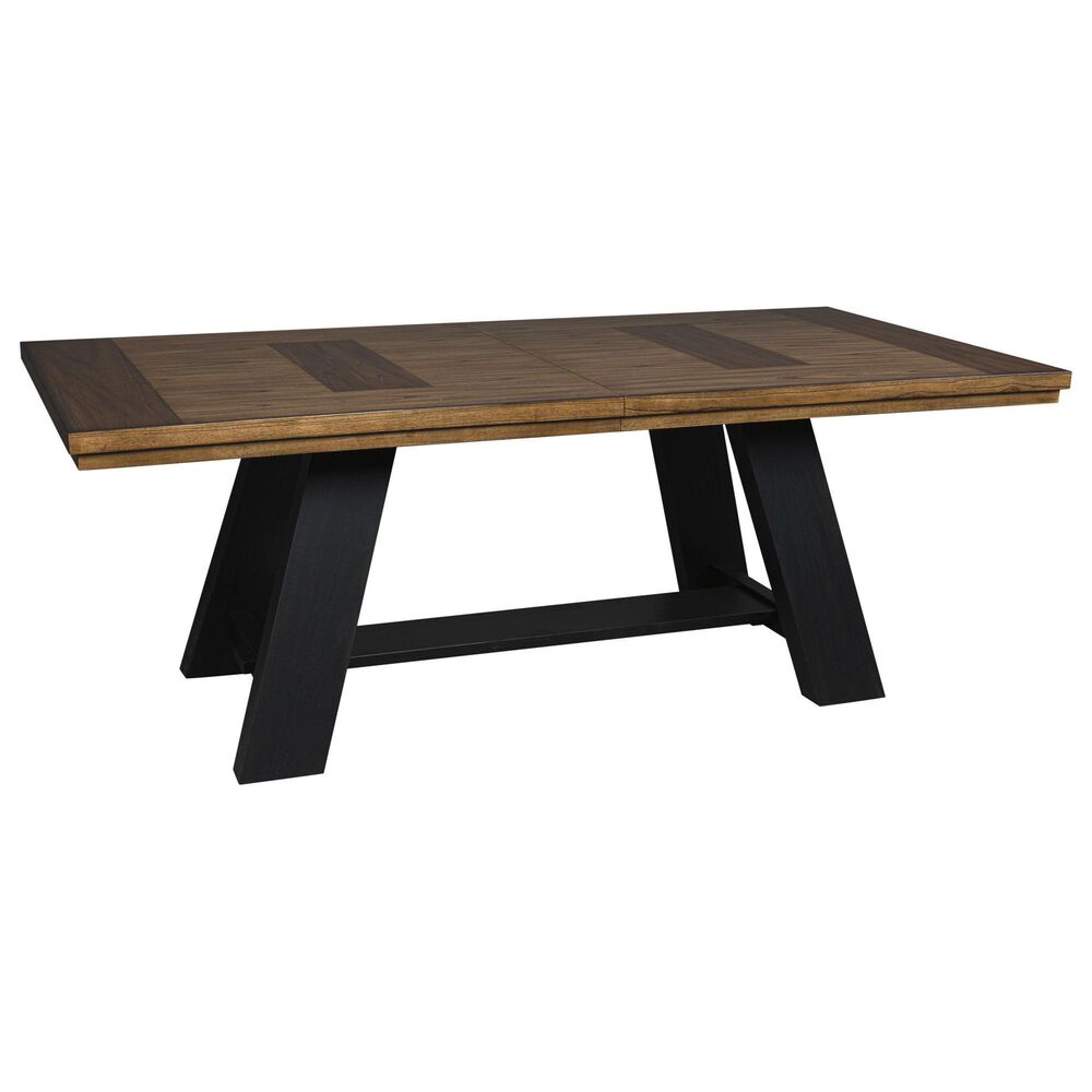 Ashley Greddinton 7-Piece Rectangular Dining Set in Medium Brown and Black, , large