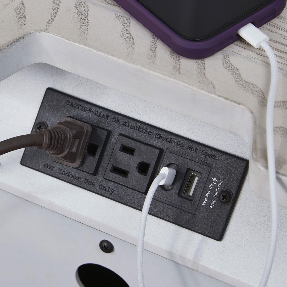 Millenium Bruchandi 4-Piece California King Panel Bedroom Set in Antique White, , large