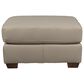 USA Premium Leather Ottoman in Pebble Bone, , large