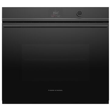 Fisher & Paykel 30" Electric Single Wall Oven with Digital and Knobs Control in Black, , large